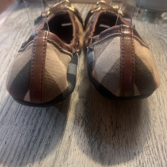 BURBERRY CHECK PATTERN BALLET FLATS, excellent condition, size 42 - Picture 8 of 9